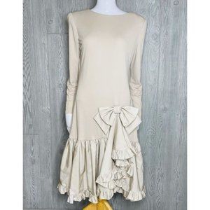 Vintage lilli diamond California long sleeve ruffle dress long sleeve lg Lolita